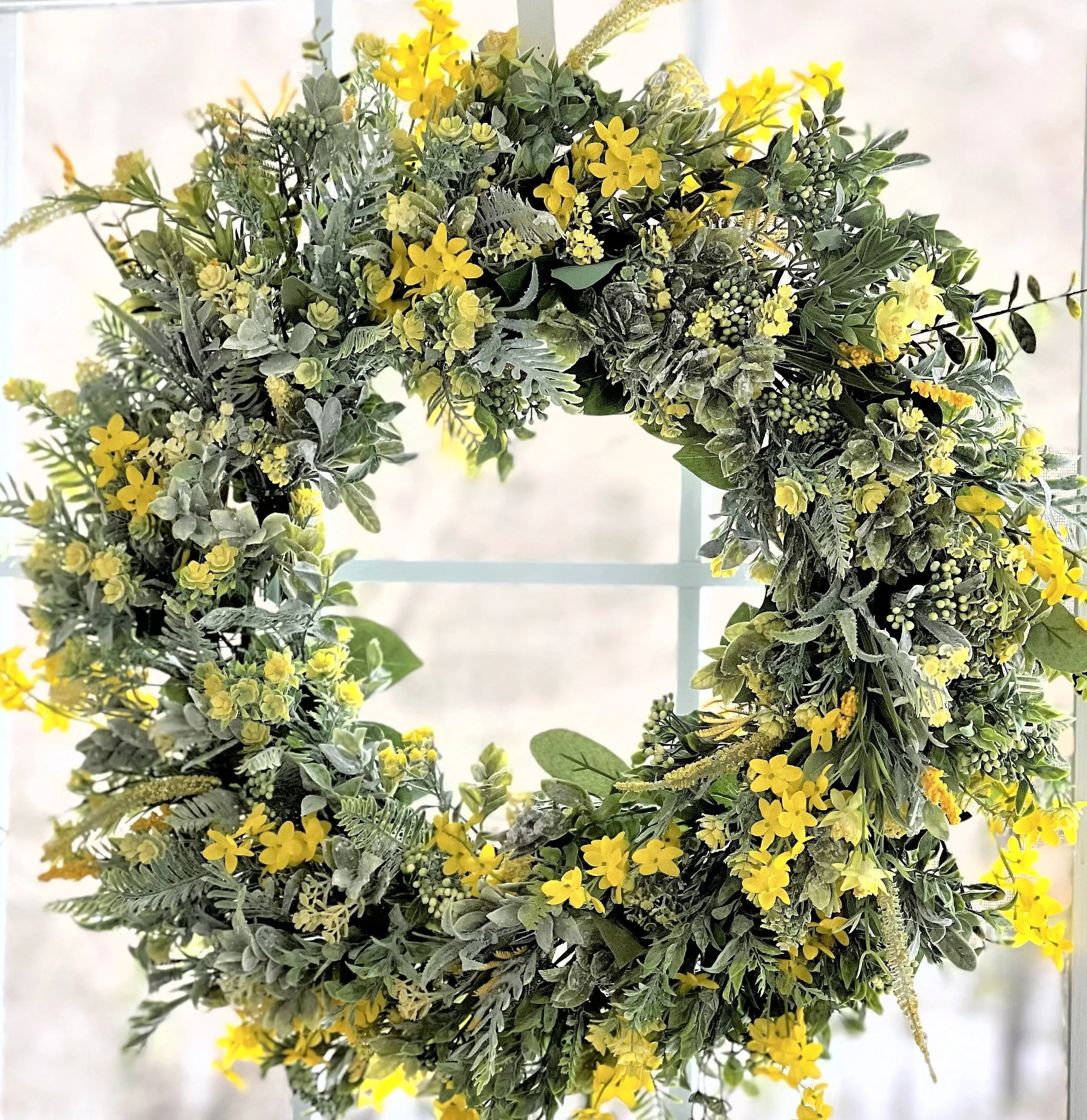 Welcome To Spring Summer Wreath 25"