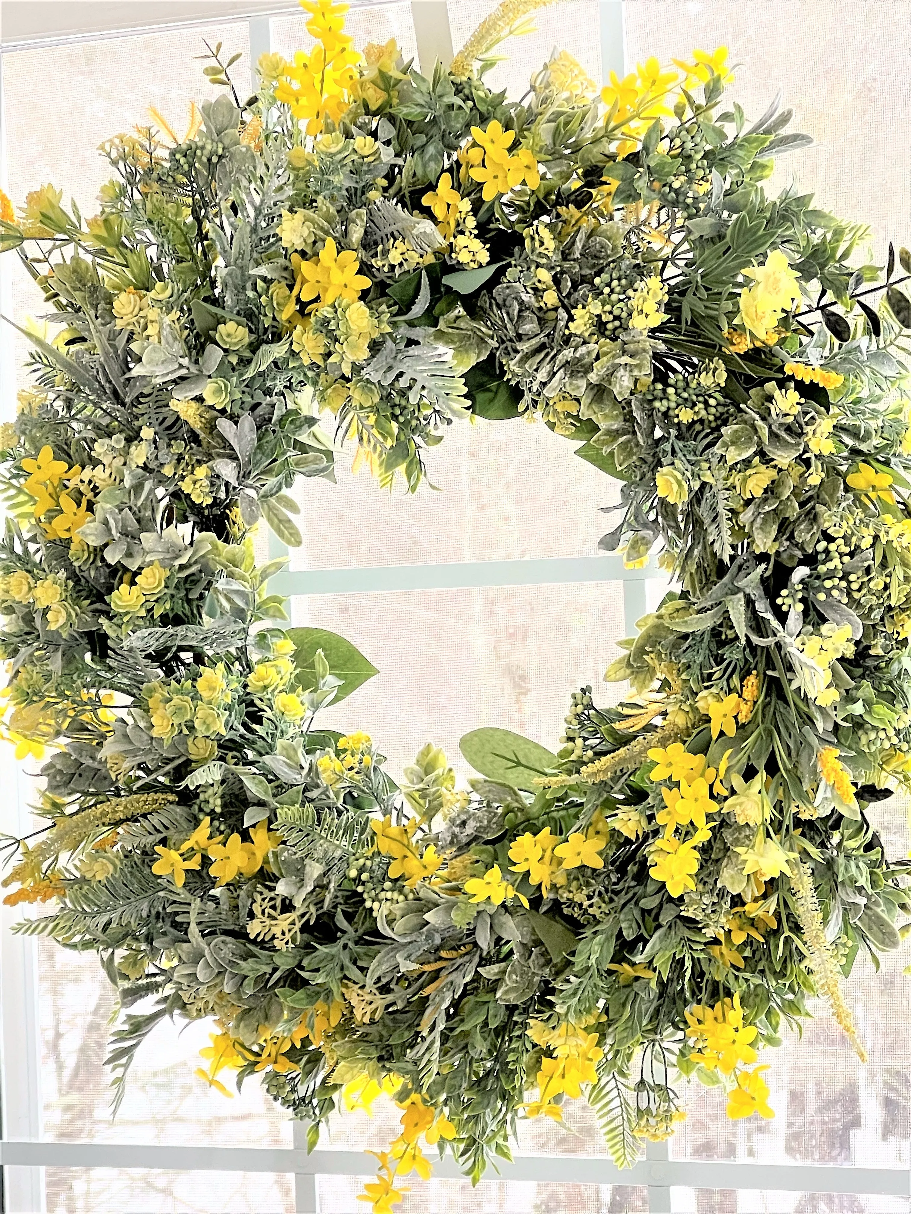 Welcome To Spring Summer Wreath 25"
