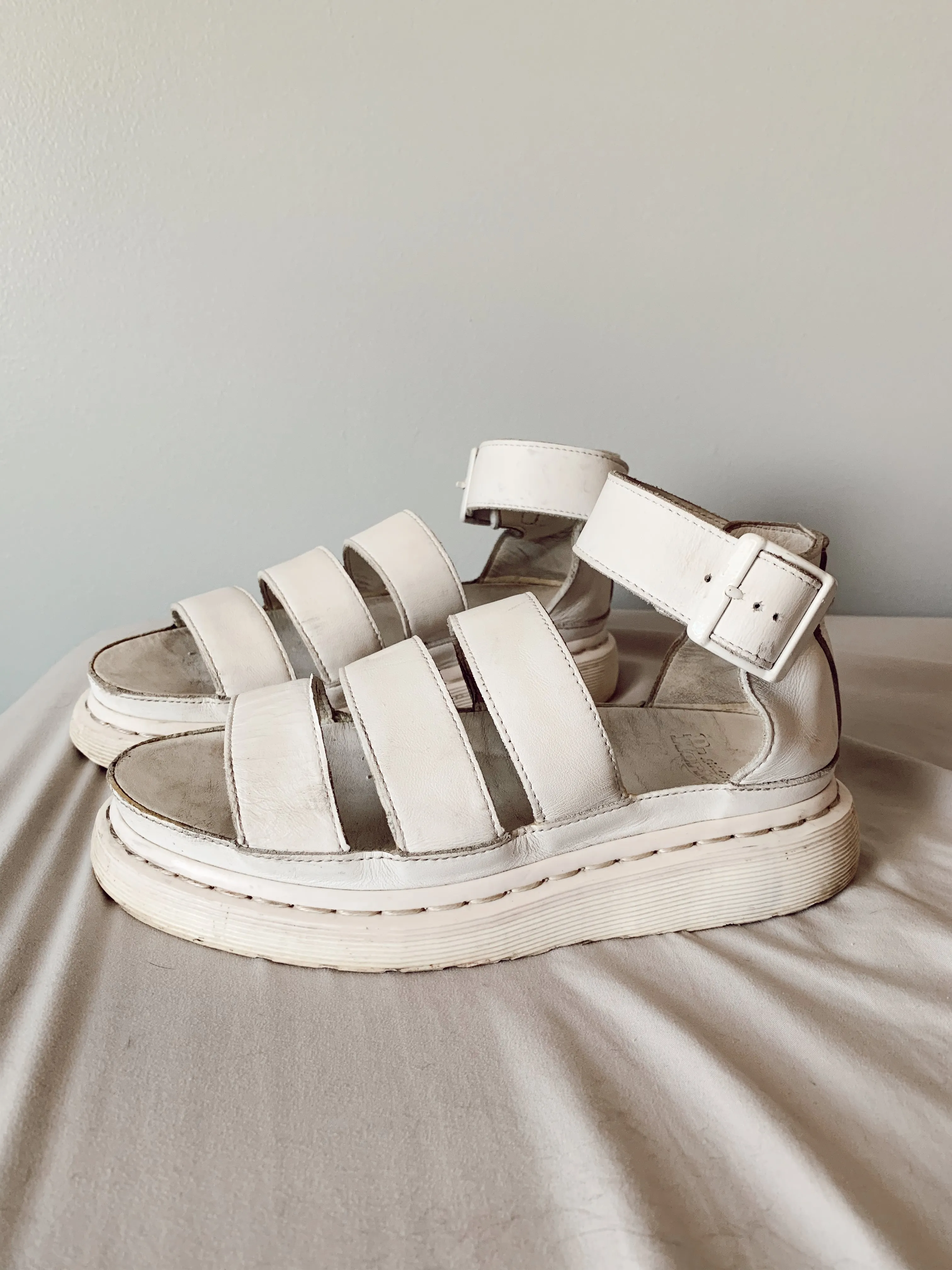White Clarissa Sandals