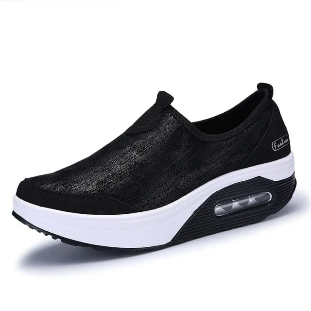 Women Flats Shoes Woman Loafers Sweet Shallow Comfortable Moccasins Slip-ons Platform Ballet Sneakers Ladies