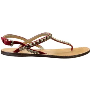 Women's Rockstud Sandals Red Size EU 38.5 / UK 5.5
