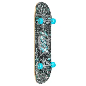 Xootz Doublekick Skateboard LED 31" (Industrial)